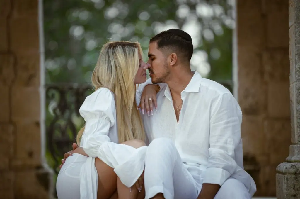 Professional Couples Photographer Florida – candid outdoor shoot