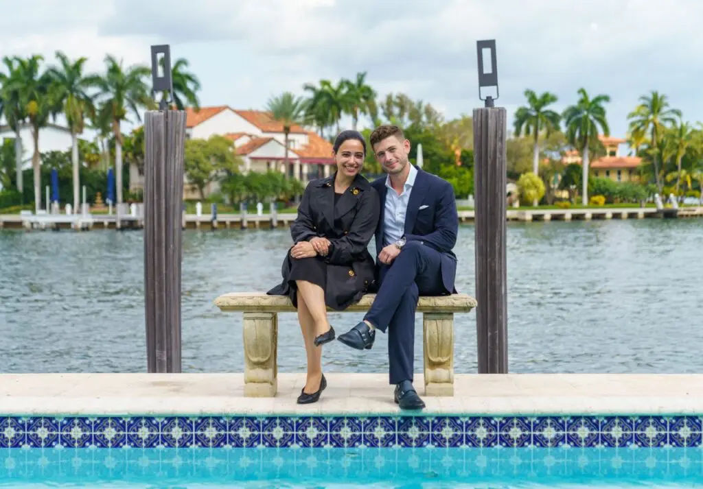 Couples Photography – candid couple portrait in forest