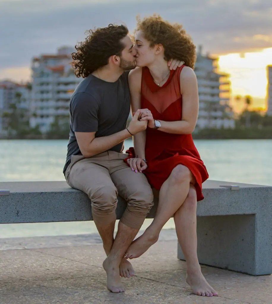 Couples Photography – romantic rooftop sunset session