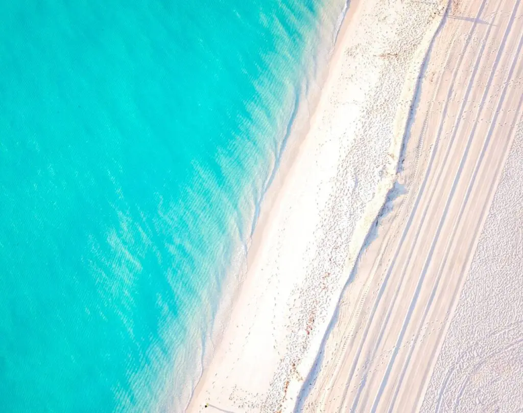 Scenic aerial drone video Hollywood Floreda