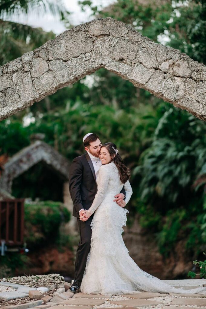 Bride walking down the aisle filmed by Commercial Video Production Hollywood FL.