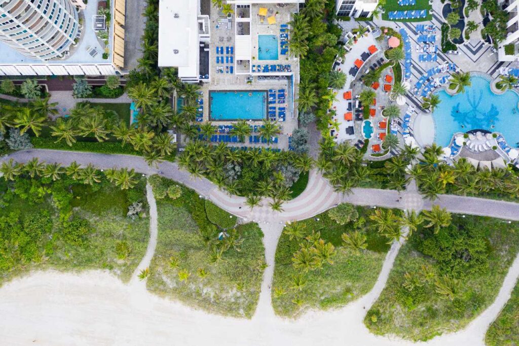 Drone aerial commercial video Hollywood Floreda