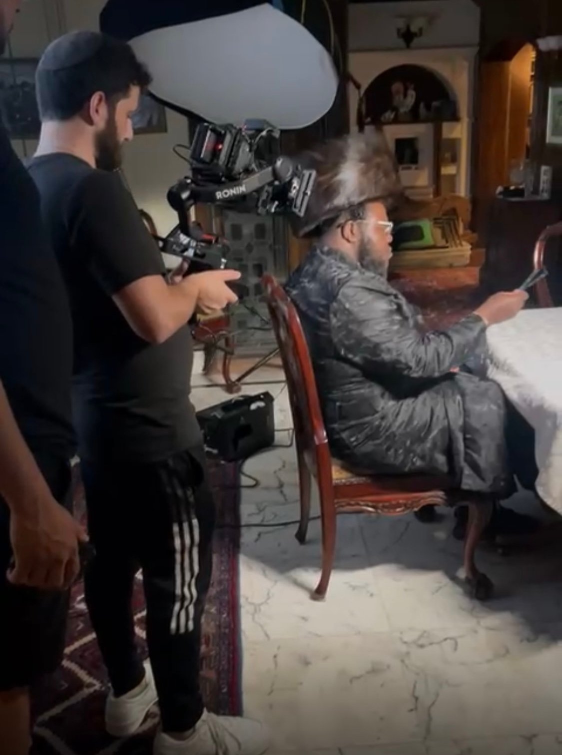 Behind the scenes on a Dov Gurewicz music video shoot