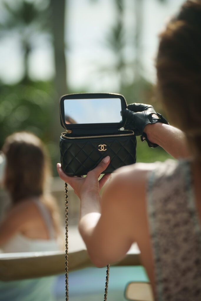 Designer belt bag product photography with model – commercial photographer and filmmaker Hollywood Florida