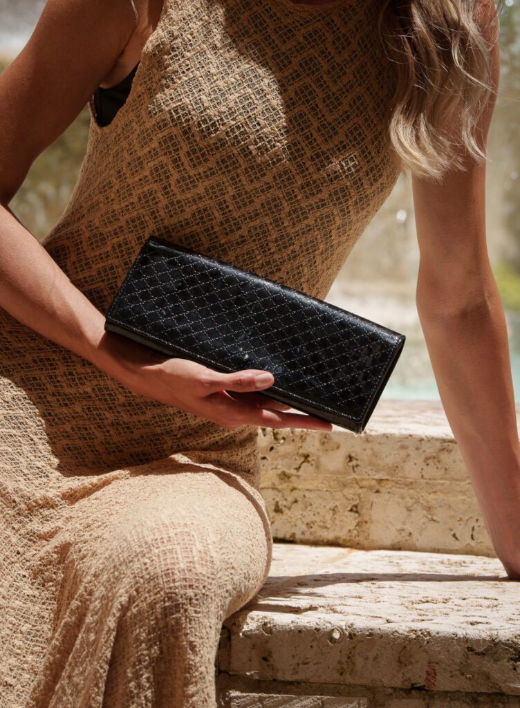 Satchel handbag product photography with model – commercial photographer and filmmaker Hollywood Florida