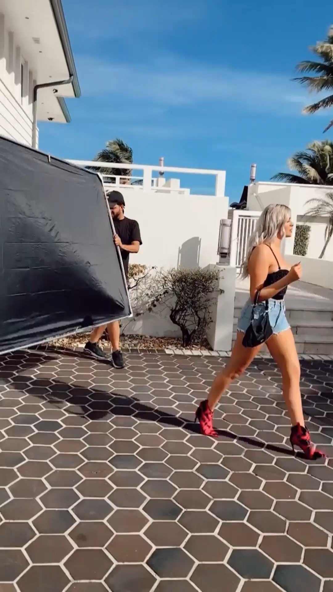 Behind the scenes on a Dov Gurewicz music video shoot
