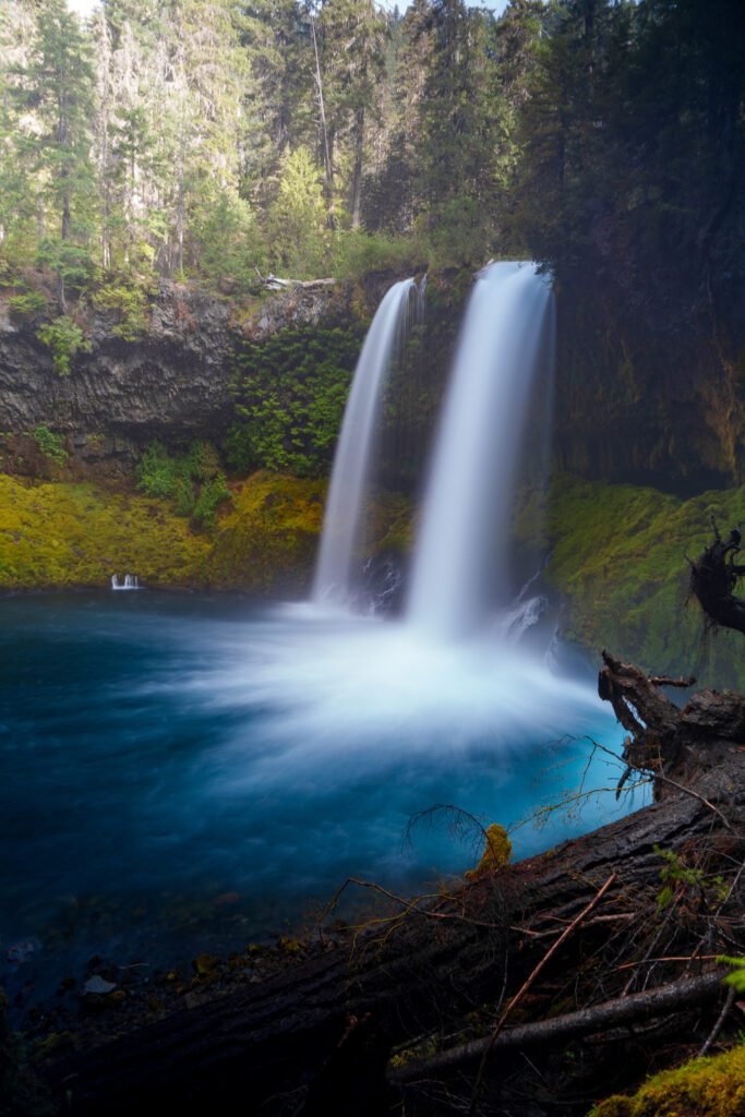 Koosah falls oregon mckenzie river waterfall